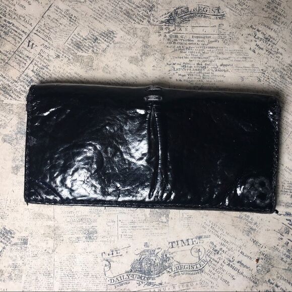 49 Square Miles Patent Leather Wallet - Picture 1 of 11